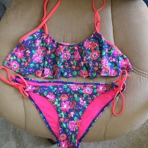 Abercrombie & Fitch floral swimwear